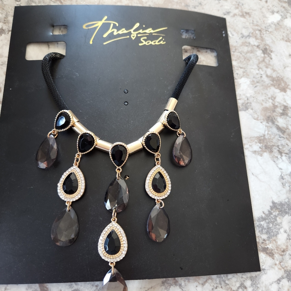 Black and gold necklace